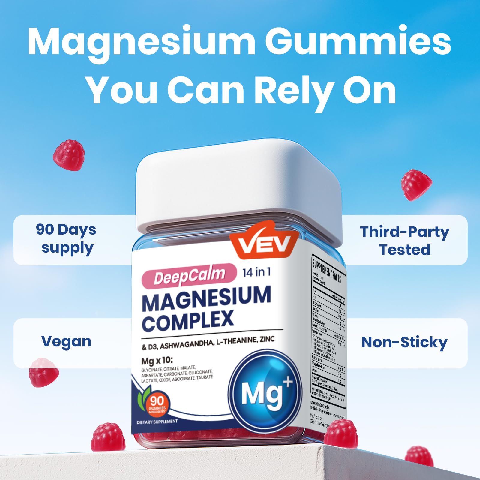 Lifestyle image showing a calming evening routine with gummies