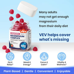 Sugar-free, vegan magnesium glycinate gummies