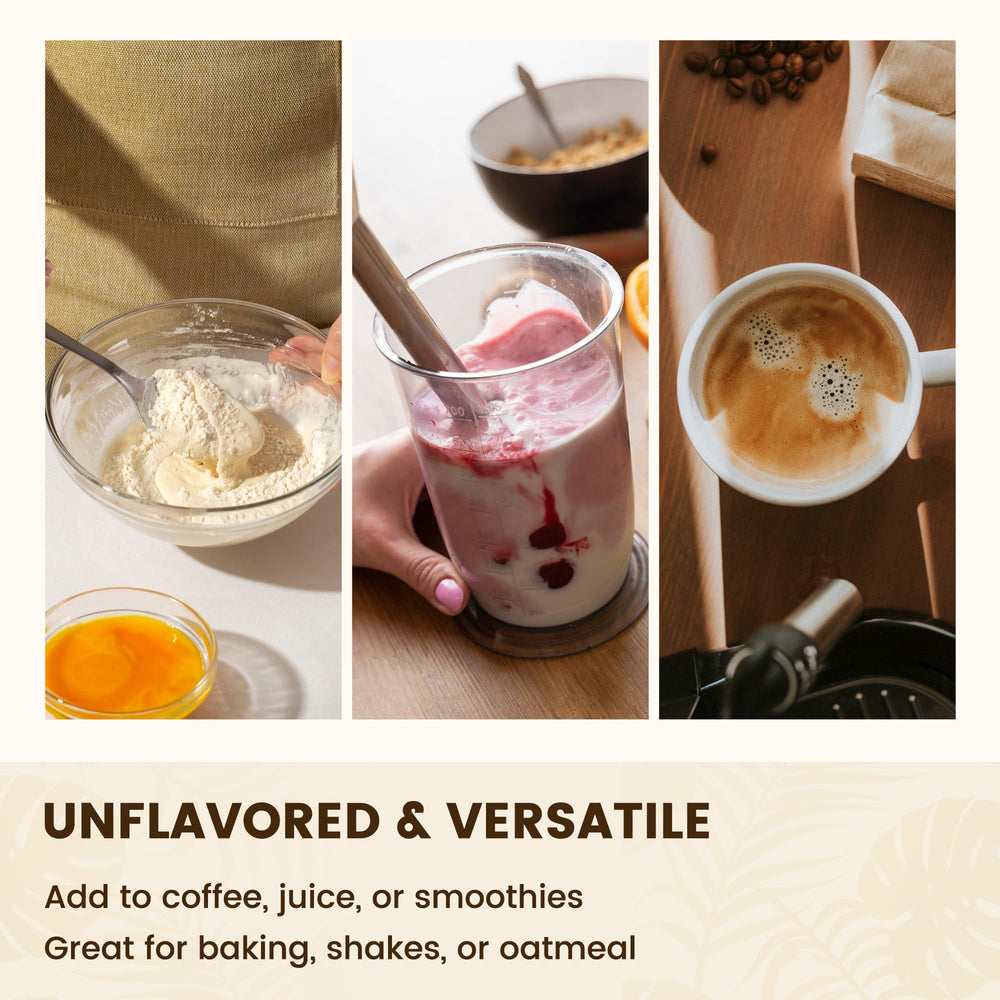 Ingredients list for VEV Multi Collagen Peptides Powder