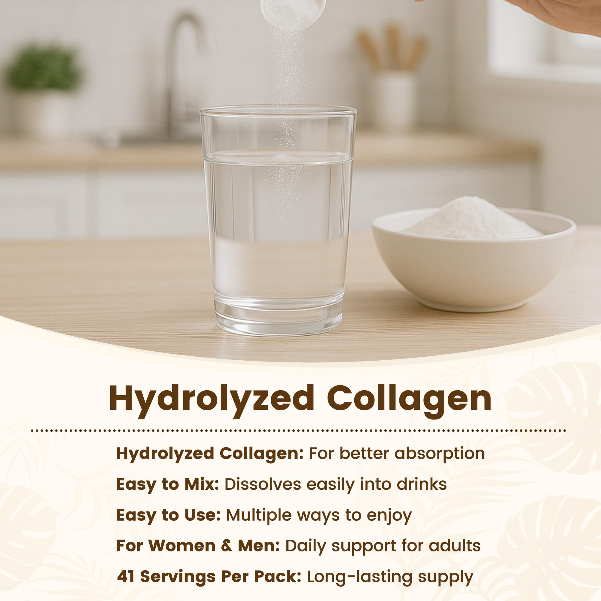 Close-up of VEV Multi Collagen Peptides Powder label