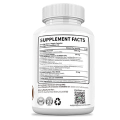 Vegan capsules in a close view