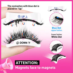 No glue needed with Vevela lashes for clean, irritation-free wear.