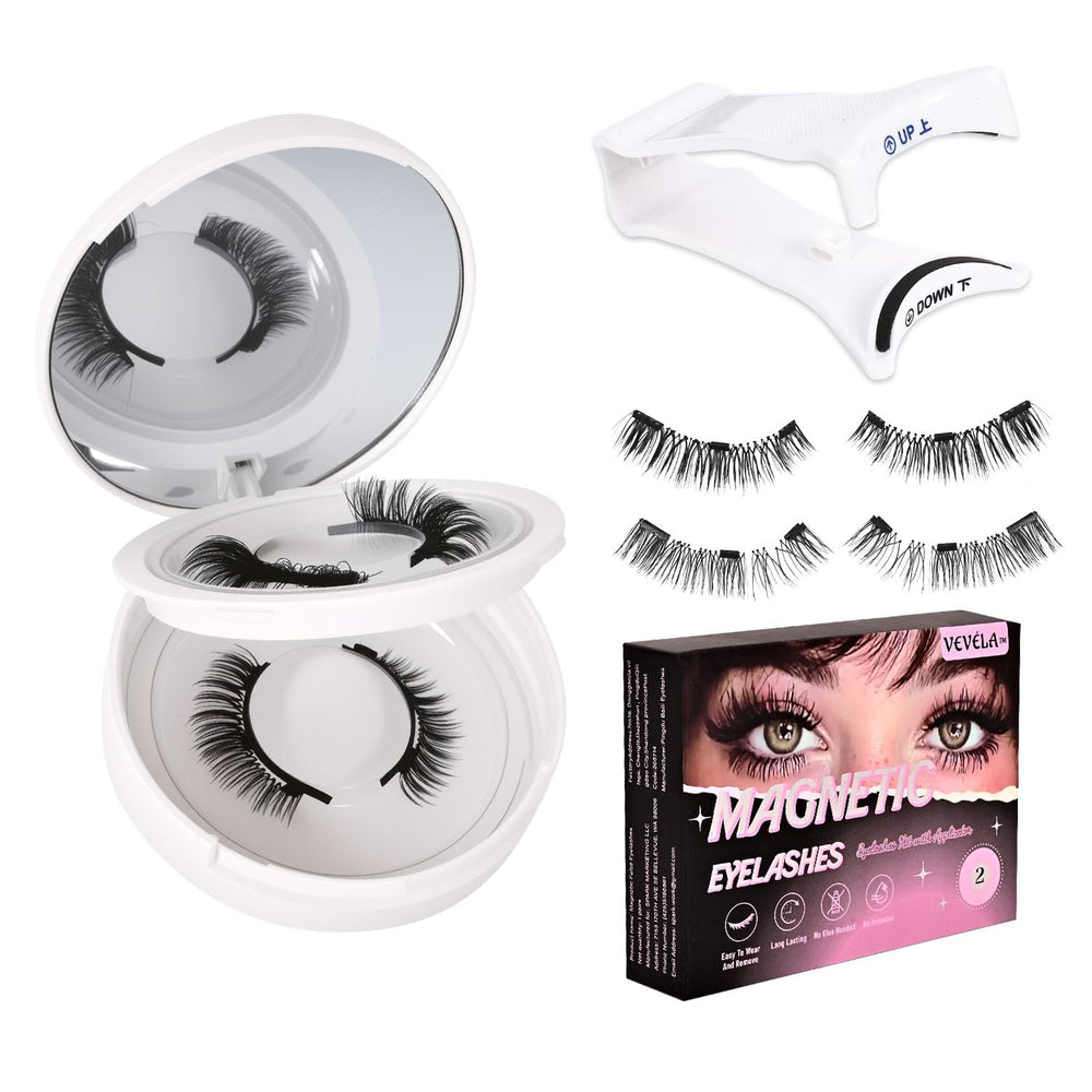 Vevela magnetic eyelash kit packaging, easy to spot and buy.