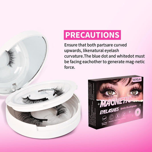 Vevela magnetic lashes natural look for effortless daily wear