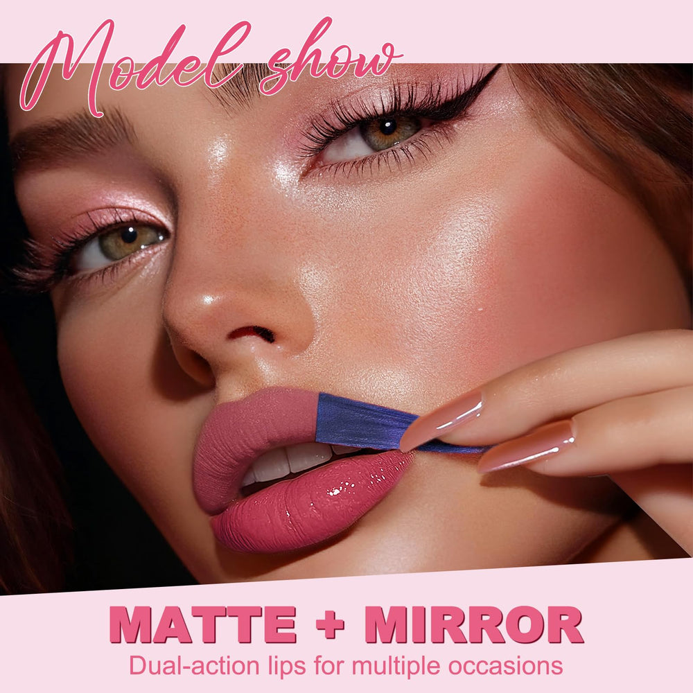 Vevivia lip liner application close-up shows precise outline.