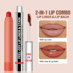 Vevivia lip stain application brush enables precise lip lining and clean edges