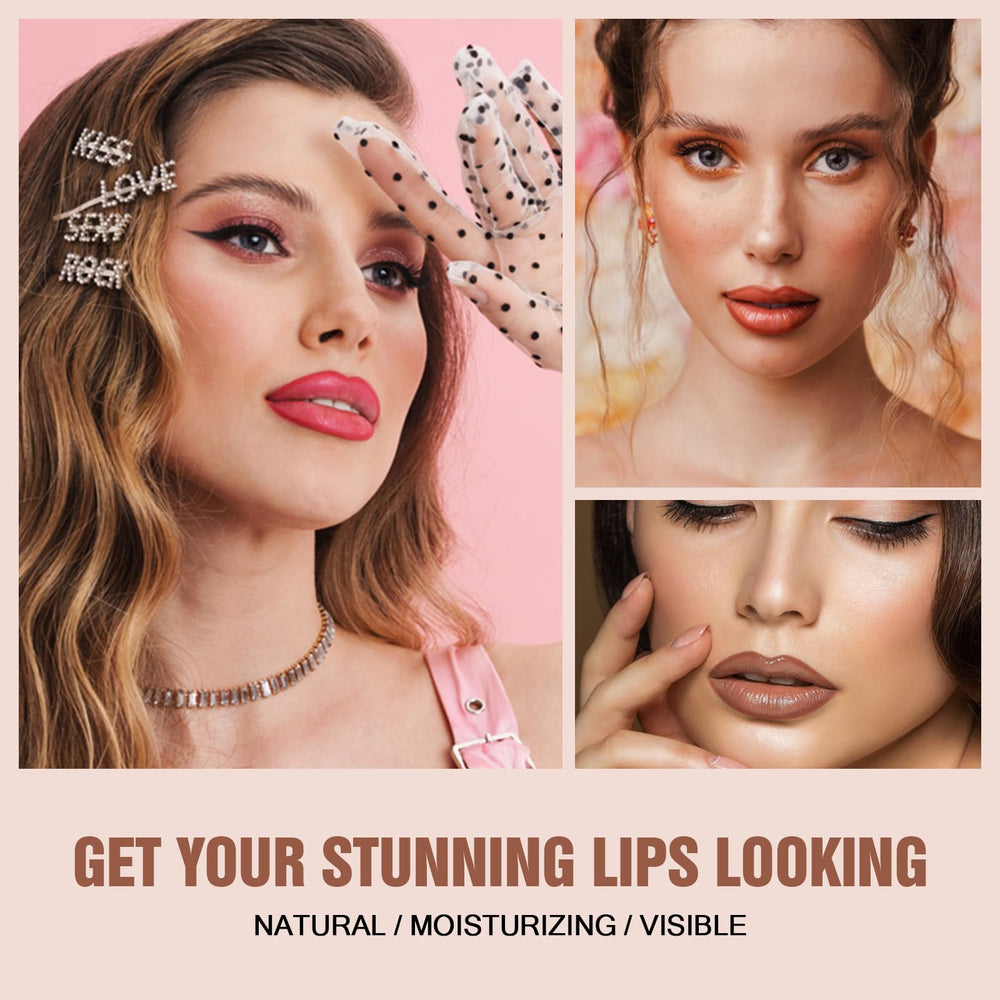 Vevivia Lip Stain Set final look demonstrates long-lasting color and natural finish