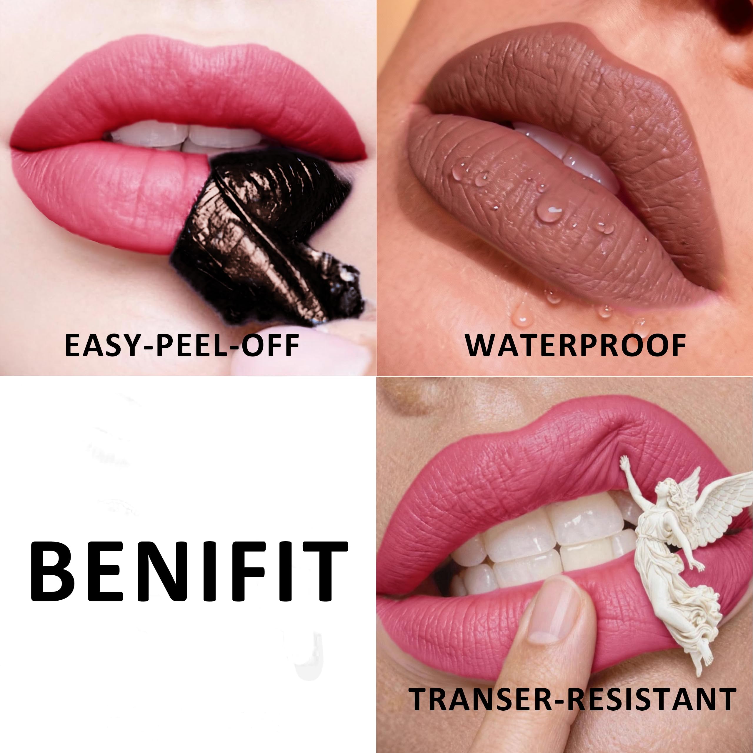 Vevivia Lip Stain mauve shade swirl, perfect harmony for any look.