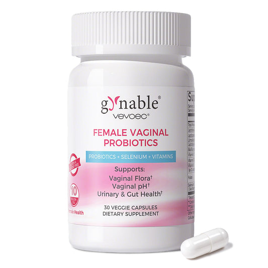 Vevoec Gynable Vaginal Probiotic bottle front view