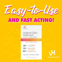 vH essentials pH-balance support promotes healthy vaginal balance.