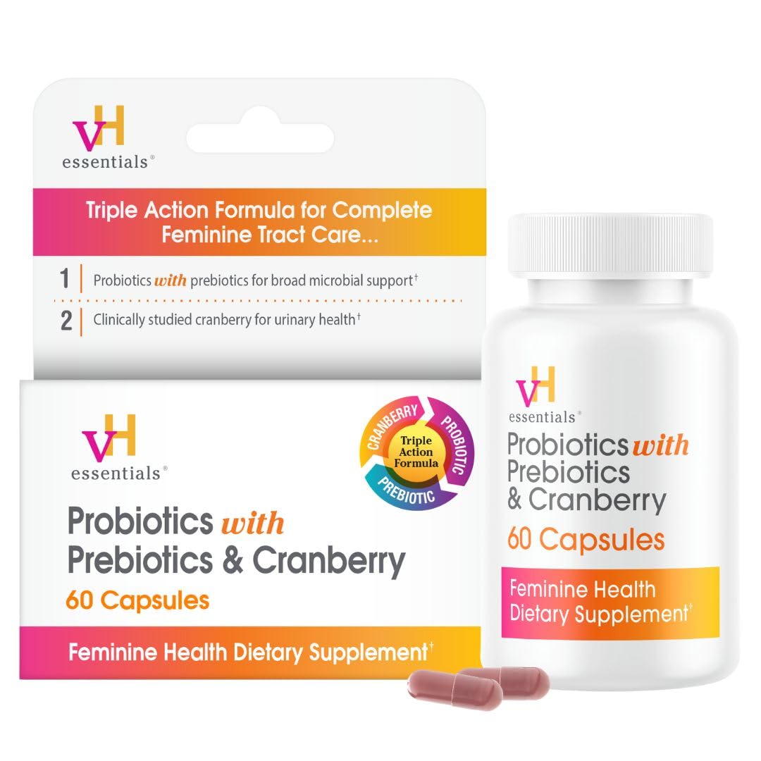 Front view of vH Essentials Probiotics for Women bottle