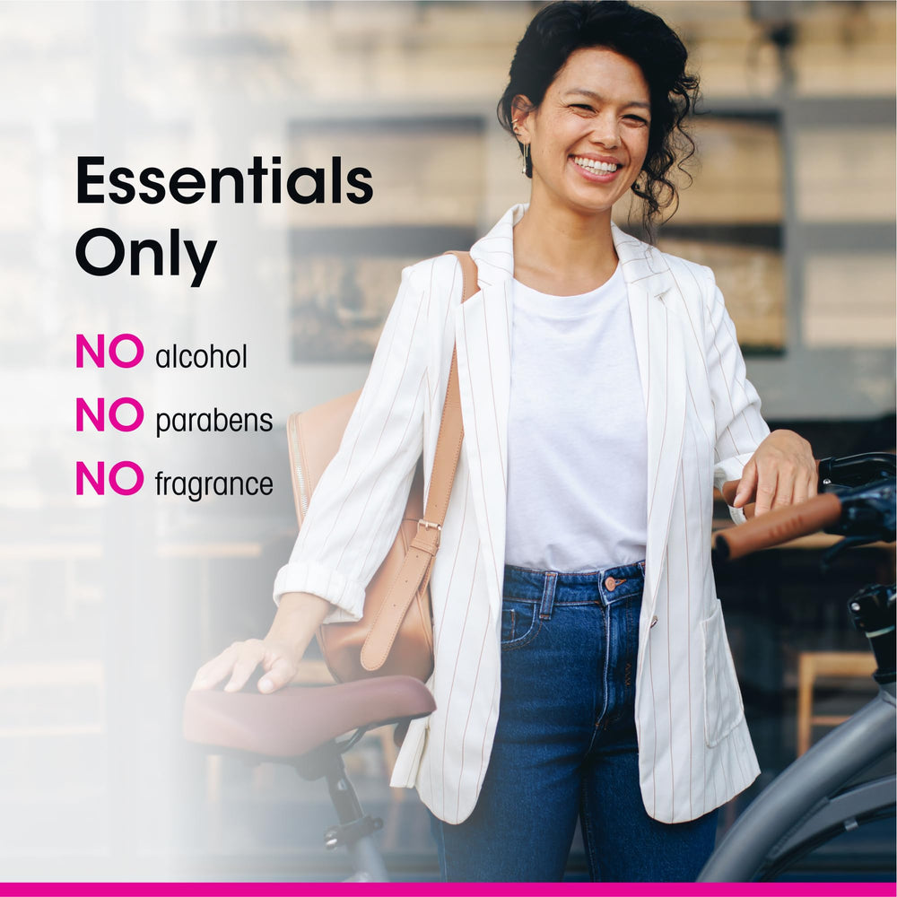 vH essentials vaginal care routine promotes ongoing freshness and confidence.