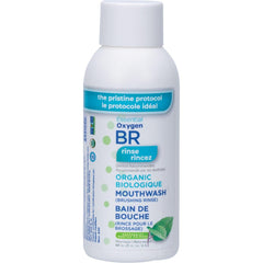 Via Nature Essential Oxygen Brushing Rinse Organic Peppermint - 3 Ounce bottle