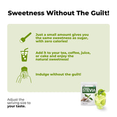 Zero calories and sugar-free badges on packaging