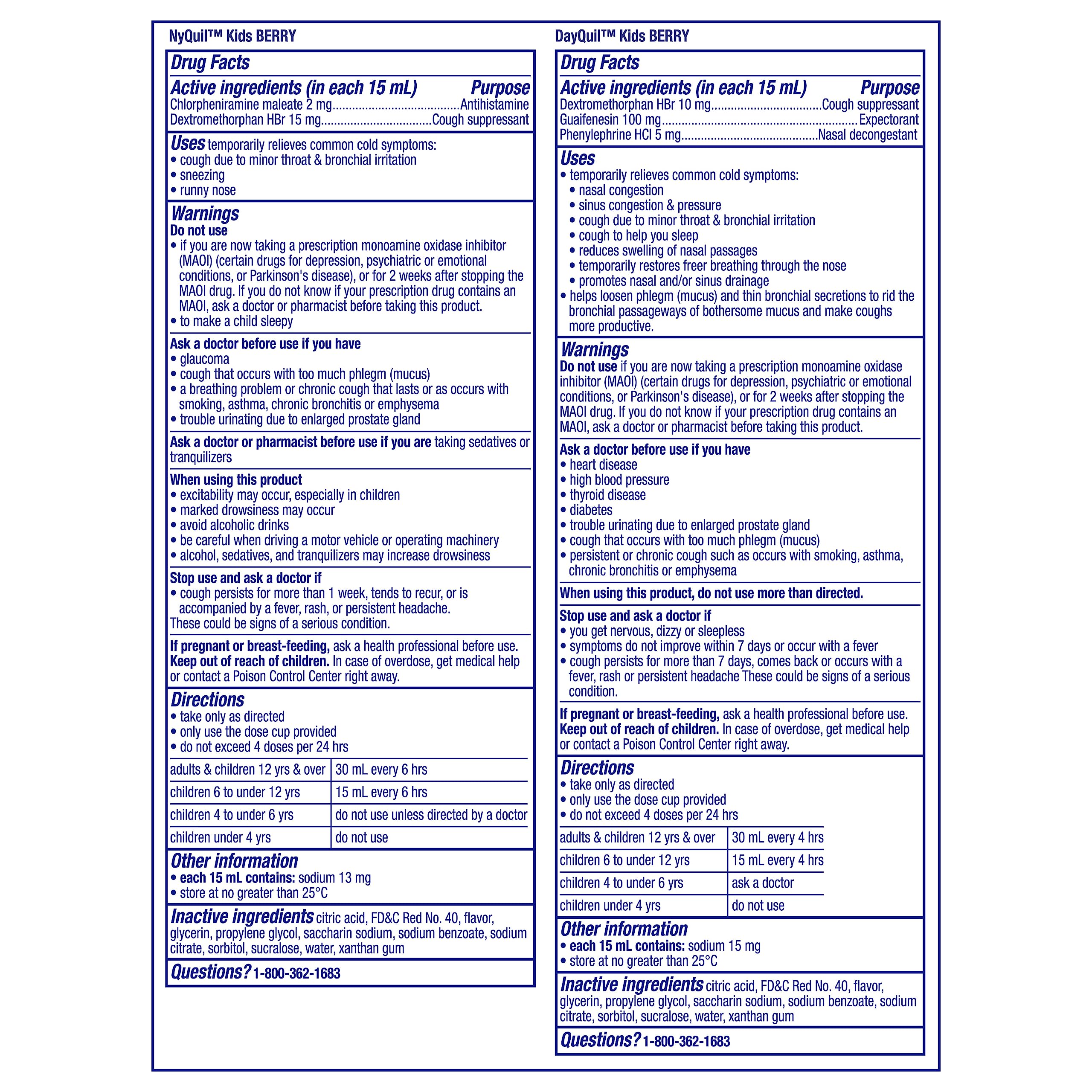 Berry flavor graphic for Vicks Kids DayQuil & NyQuil Berry