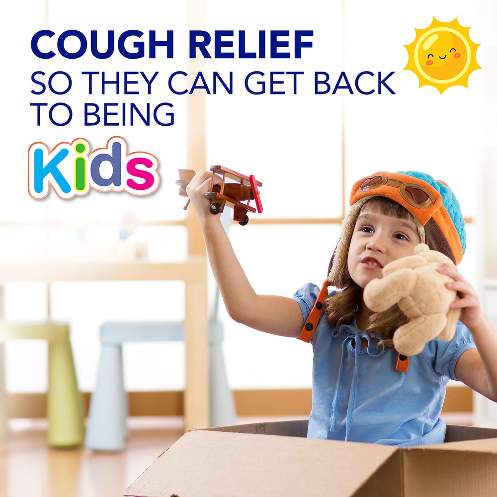 Illustration showing how to use DayQuil & NyQuil for kids 6+