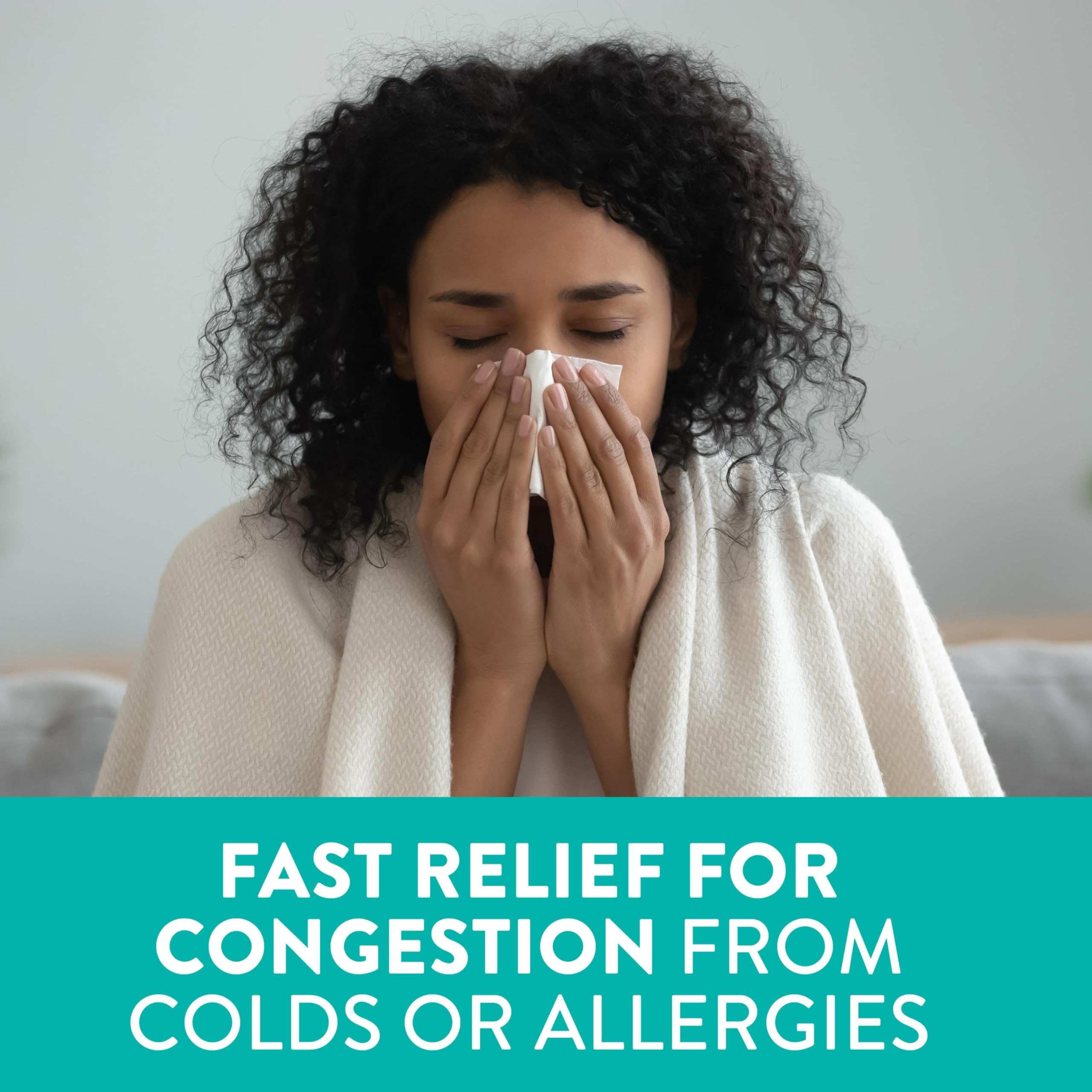 Vicks Sinex Severe with 12-hour relief for day or night congestion.