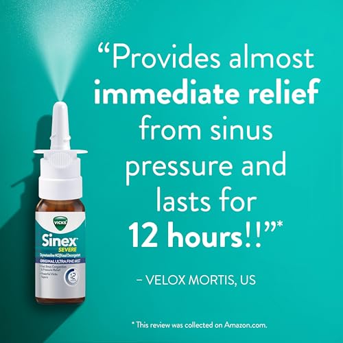 Vicks Sinex Severe HSA/FSA eligible label on packaging.
