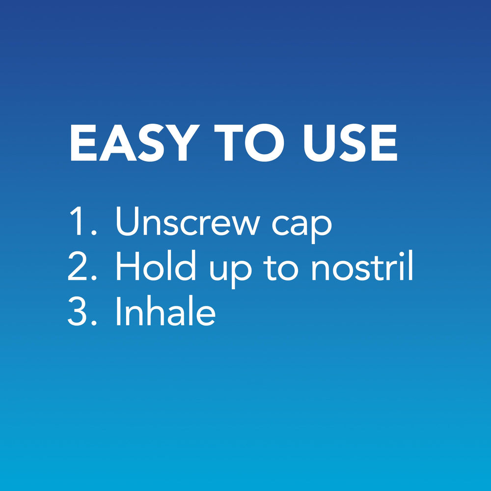Vicks VapoInhaler compact design fits easily in a purse or pocket.