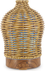 Victoria Aroma 150ml rattan diffuser in brown with wicker design