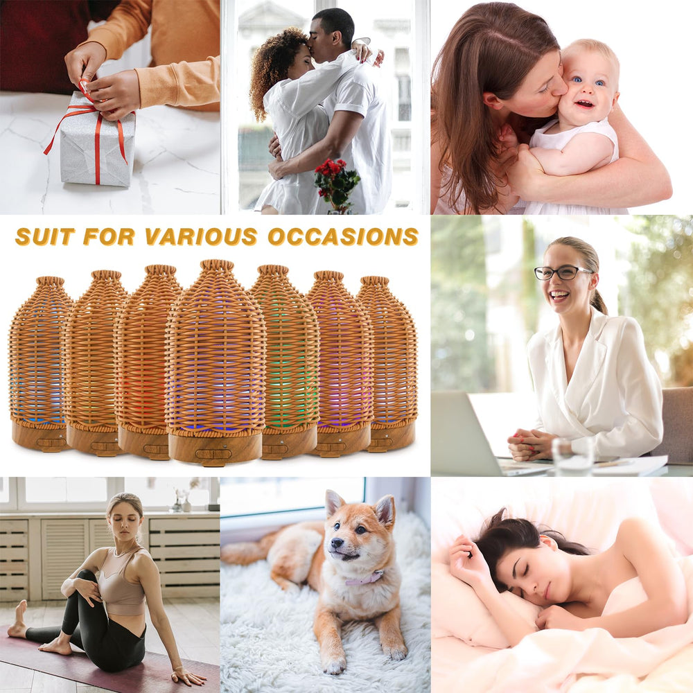 Gift-ready Victoria Aroma diffuser in tan