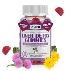 VIDAVITE Liver Cleanse Gummies bottle (60 vegan gummies)