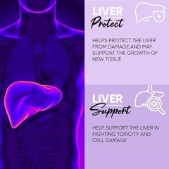 Apple-flavored sugar-free liver detox gummies