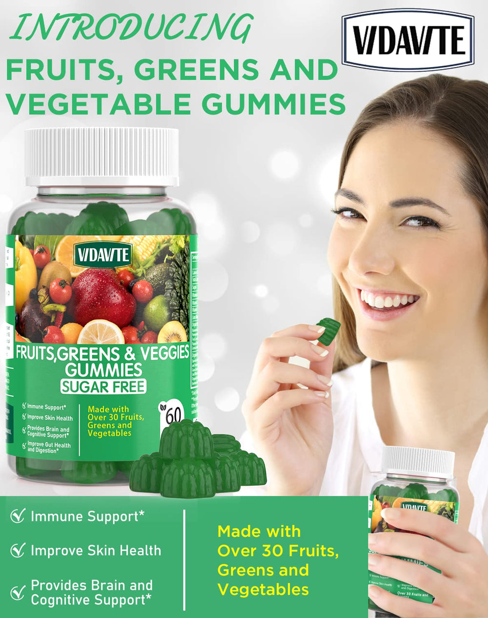 30-day supply packaging and vitamins information