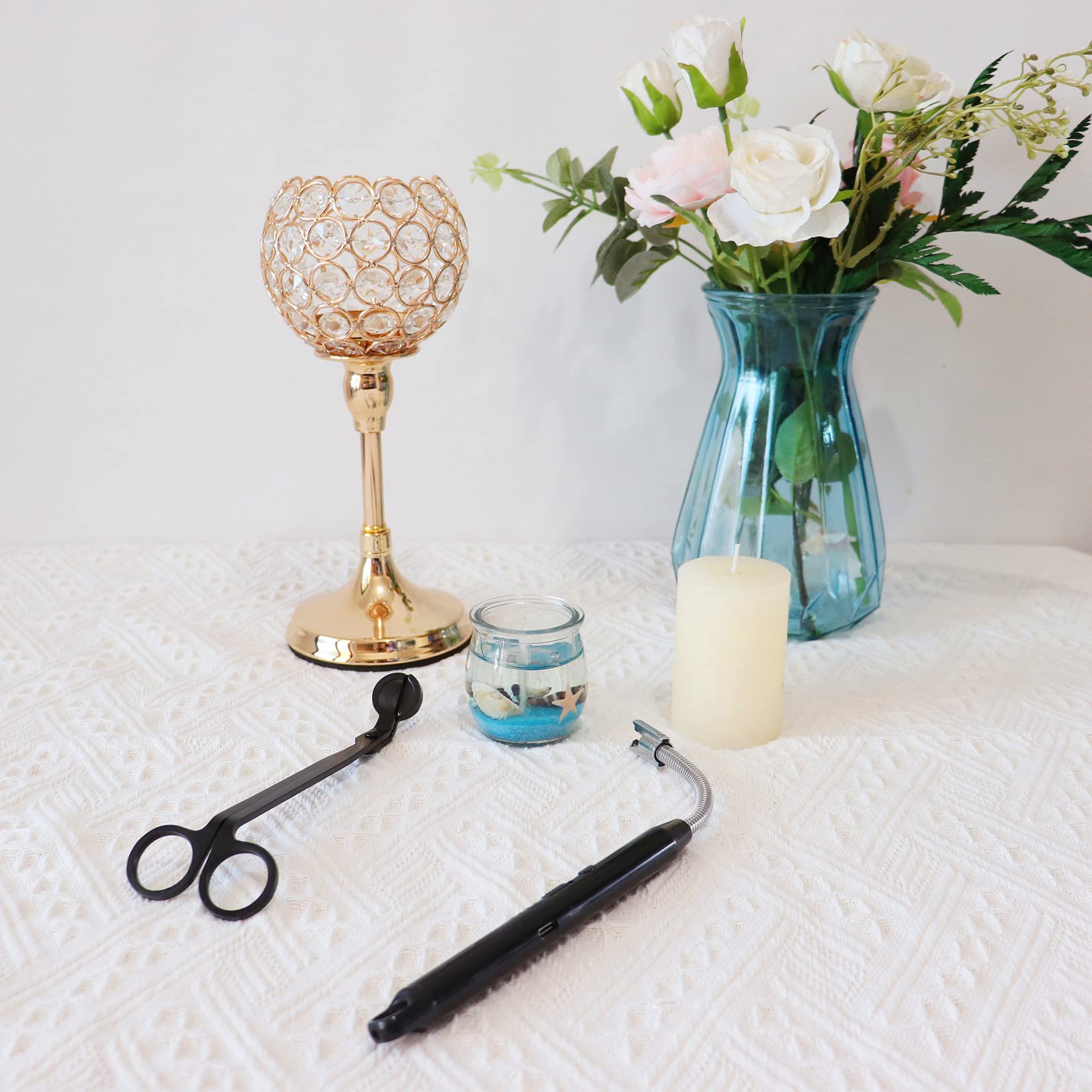 Vidisan candle accessory set in black packaging