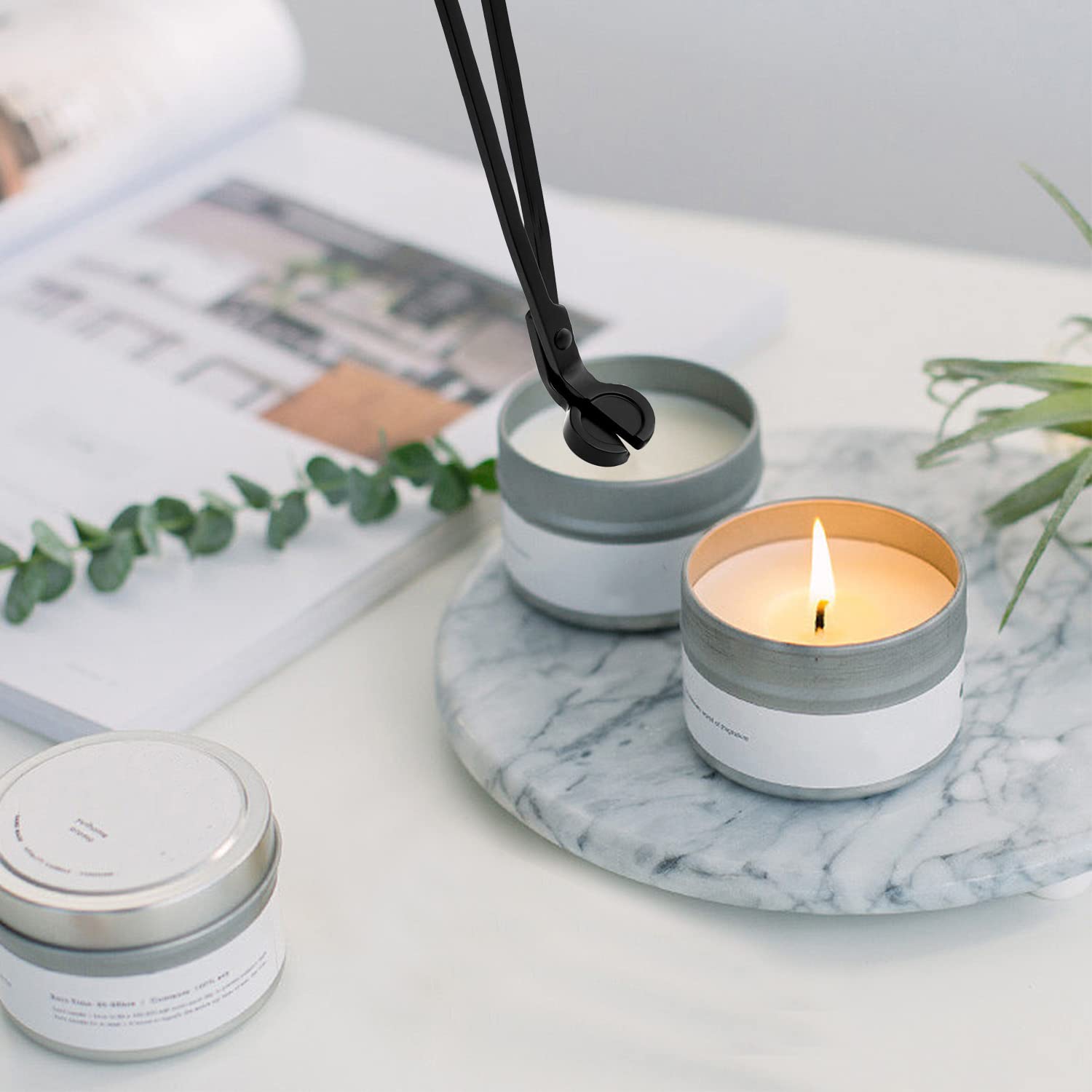 Stainless steel wick trimmer by Vidisan