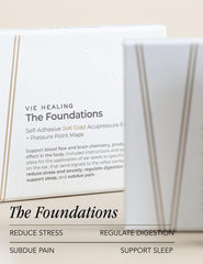 Vie Healing ear seeds kit packaging and contents