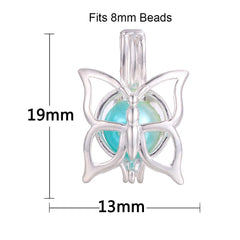 Vie jeune butterfly diffuser pendant ideal for DIY charm projects such as necklace or bracelet.