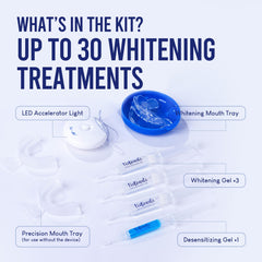 Close-up of gel syringes and applicator tips
