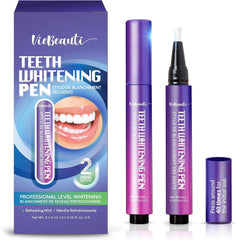 Viebeauti teeth whitening pen gel with two pens and 6ml capacity