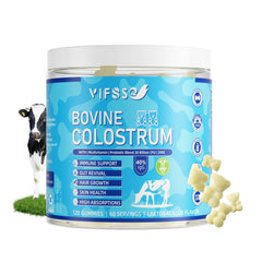 VIFSSG Grass Fed Colostrum Gummies 2000mg – 120 count bottle