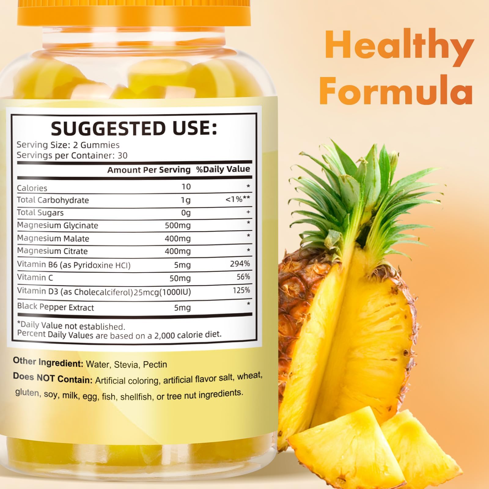 Triple magnesium complex blend: glycinate, malate, citrate