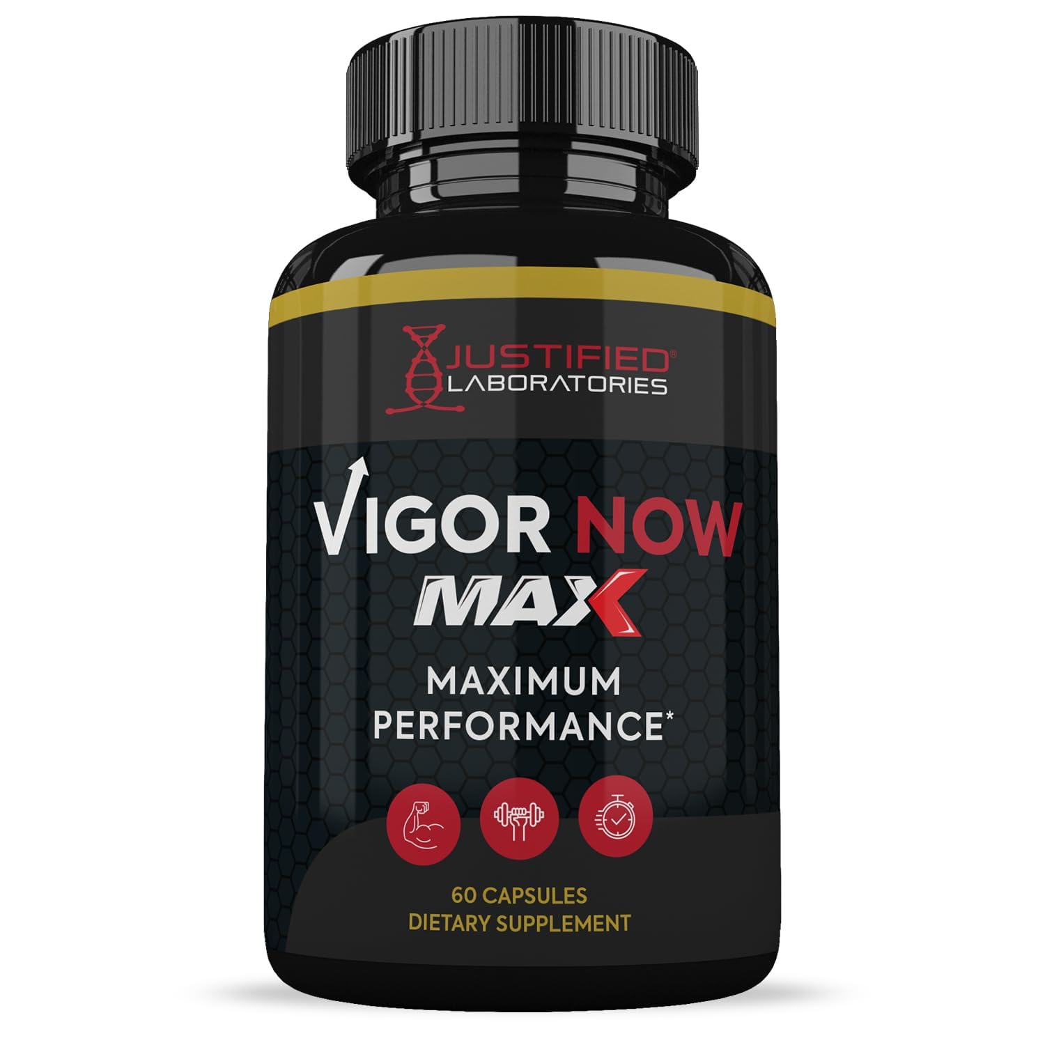 Close-up of Vigor Now Max 1600MG capsules