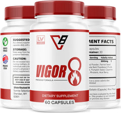 300 capsules bottle graphic for Vigor 8