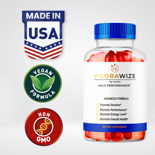 Vigora Wize Advanced Formula gummies packaging
