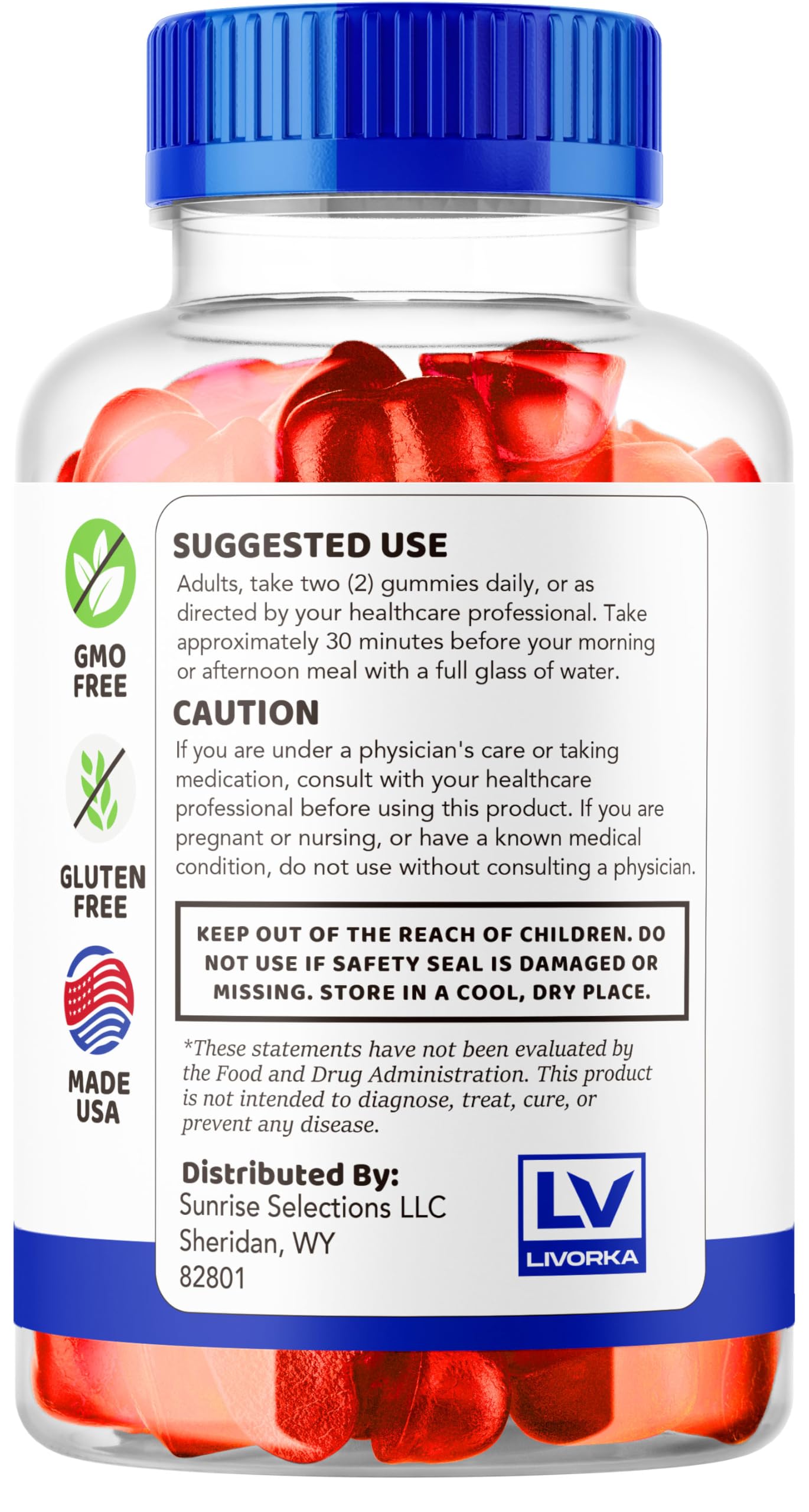 Vigorawize Advanced Gummies close-up