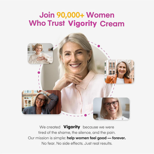 Vigority Estri Cream 2 Pack tubes side by side for easy two-pack use.
