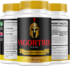Vigortrix packaging and label design