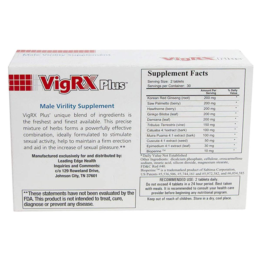 VigRX Plus 3-box bundle containing 180 tablets