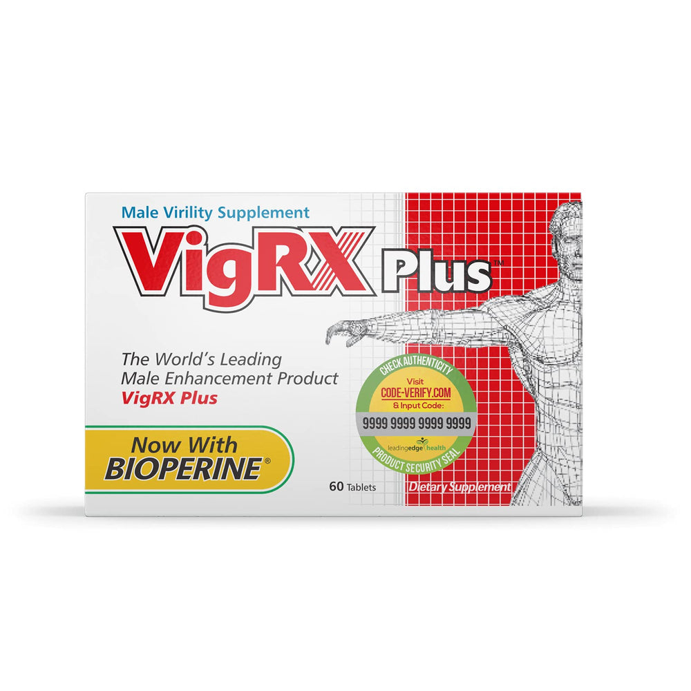 VigRX Plus Daily Supplement Tablets bottle front view