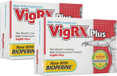 VigRX Plus Male Virility Herbal Supplement - 60 Tablets (2 Box) packaging