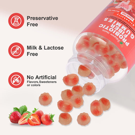 Back of Vikaywoo Gummies bottle with nutrition facts