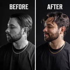 Viking Revolution Hair Paste no greasy finish keeps hair clean.