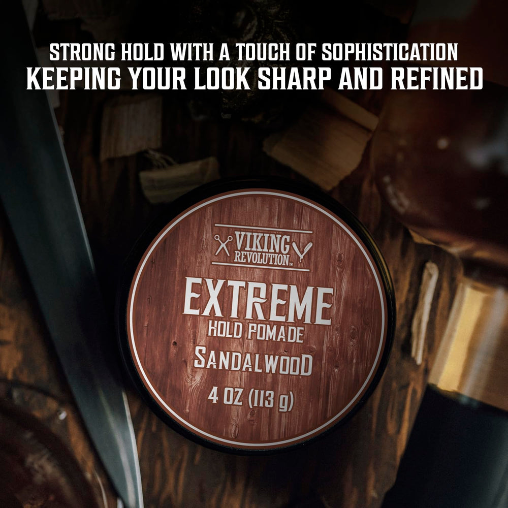 Viking Revolution grooming routine featuring quick, reliable hold