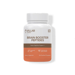Villar Biotech Brain Booster Peptides bottle with 60 capsules