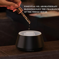 Villelei Candle Flame Diffuser 120ml tank with steady mist output.